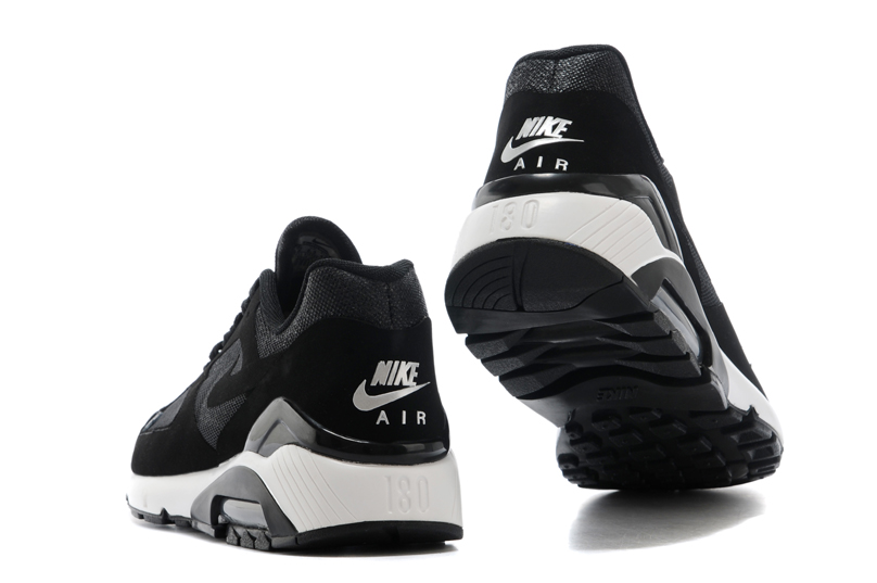 Nike air max 180 hommes chaussures blanc noir (3)